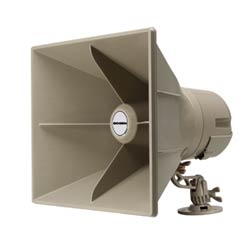 High-efficiency, digital switching, amplified horn, 15 W