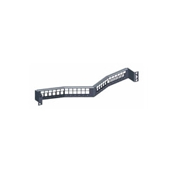 QuickPort Recessed Angled Patch Panel, 24-Port, 1RU