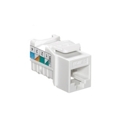 HOME 6 Snap-In Jack, T568A Wiring, White