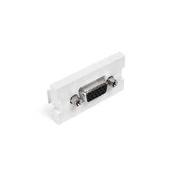 MOS Insert, HD 15 Video Connector, Female-to-Female, White