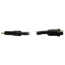 Cable Assembly, HDMI, #24 AWG,Horizontal, Black, 15&#8217; Length