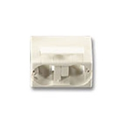 Fast-Cure LC Duplex Clip, Beige, OM1 & OM2 Multimode, 25PK