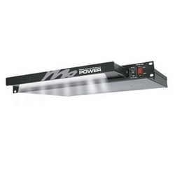 Rackmount Power/Lighting, 8 Outlet, 15A, 2-Stage Surge