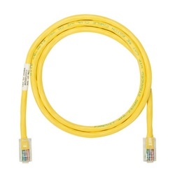 NK Copper Patch Cord, Category 5e, Yellow UTP Cable, 14 Feet