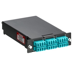 Splice Module 24-F OM3 LC Aqua
