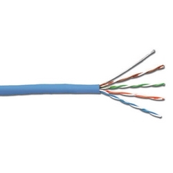 Cable, Copper, Category 5e, E1, 4 Pair, Solid, UTP, CMP, Blue, Reelex, 1000 Feet, Solution