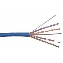 Cable, Copper, Category 6, E3, 4 Pair, Solid, UTP, CMP, Red, Reelex, 1000 Feet, System