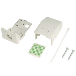 Surface Mount Box, 2 Openings, ZMAX, White