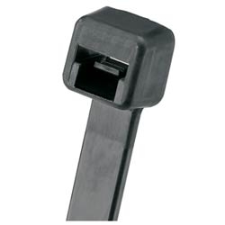 Cable Tie, 7.4&quot;L (188mm), Standard, Weather-resistant, Black, Pack of 100