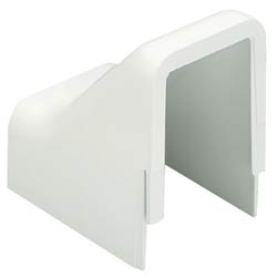 Drop Ceiling, Entrance End Fitting,Panway, Low Voltage, Use With LD10 Raceway, 1.6&quot; Wide, International Gray, Pack of 10