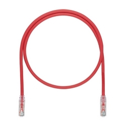 Cat 6A (SD) Patch Cord, UTP, Red, 6 FT