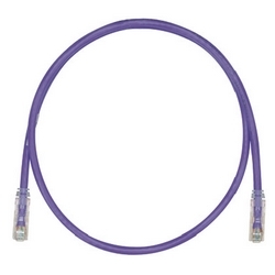 Copper Patch Cord, Category 6, Violet UTP Cable, 3 FT.