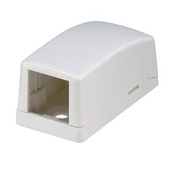 Surface Mount Box, 1 Port, Off White