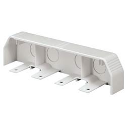 T702 End Cap Fitting, Electric Ivory