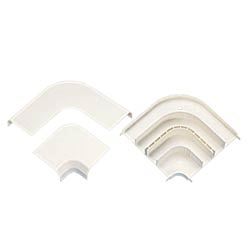 T702 Right Angle Fitting, Off White