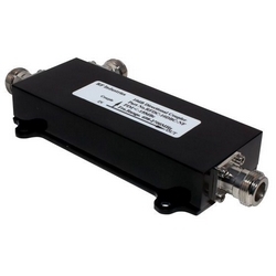 Directional Coupler, Low PIM, 10 dB, 698 to 2700 MHz Frequency, N Female, Less than or Equal to -155 dBc, IP67, 6.1&quot; Length x 2.95&quot; Width x 0.87&quot; Height, Black Color