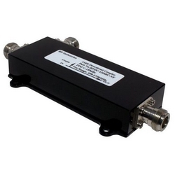 Directional Coupler, Low PIM, 13 dB, 698 to 2700 MHz Frequency, N Female, Less than or Equal to -155 dBc, IP67, 6.1&quot; Length x 2.95&quot; Width x 0.87&quot; Height, Black Color
