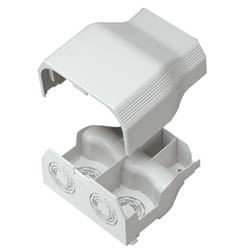 T-70 Entrance End Fitting, White