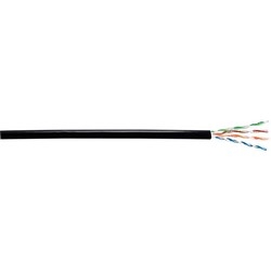 GenSPEED 5000 Cat 5e Outside Plant Cable, Standards-Compliant, U/UTP, Black