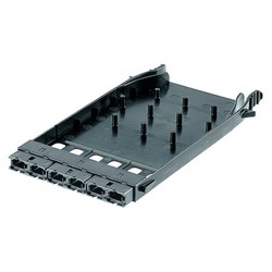 HD Flex MPO FAP, 6-port MPO, Type B Adapter (Key-up to Key-up), Charcoal Gray