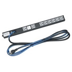 Slim Power Strip, 8 Outlet, 15A