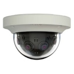 IMM 12 MP 360º IP Camera With Surevision 2 Indoor Vandal In-ceiling Mount Minidome White microSD Audio Alarm Relay Pelco Analytics PoE+