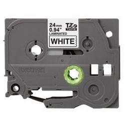 Brother TZE251 Black on White 24 mm Tape for P-touch, 8 m