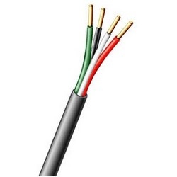 4 Conductor, 18AWG, Solid, Non-Shielded, Low Cap Wire, 500&#8217;