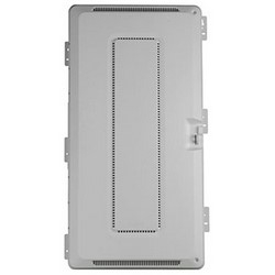 Enclosure, 17.1&quot; Width x 5.77&quot; Depth x 31.75&quot; Height, ABS Plastic, White, With Hinged Door