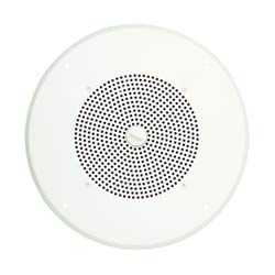 Amplified Loudspeaker, AS1 with ceiling grille, white, detachable knob, 50 mA
