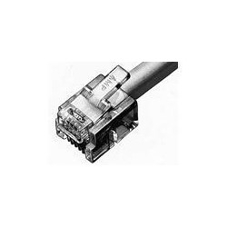 Modular Plug, 8P/8C, Shielded, Round, 8-position, Category 5, 100 Pcs