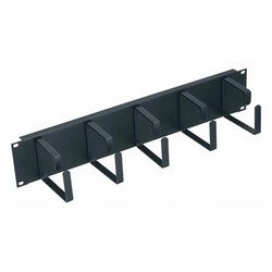 Cable management ring panel horizontal 480 mm (19 inch) wide X 89 mm (3.5 inch) High 5 rings