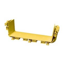 FiberGuide Fiber Management Systems; FiberGuide Product Line System: 4x12 System Junction Type: Snap-Fit Color: Yellow
