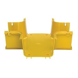 FiberGuide Fiber Management Systems; FiberGuide Product Line System: 4x6 System Horizontal Cross Type: 4 Exit Fin Inserts Color: Yellow