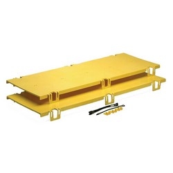 FiberGuide Fiber Management Systems; FiberGuide Product Line System: 4x12 System Cover Type: Straight Color: Yellow