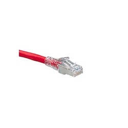 eXtreme Category 6A Slimline Patch Cord, 26AWG Stranded, 10 Feet, Red