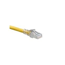 eXtreme Category 6A Slimline Patch Cord, 26AWG Stranded, 15 Feet, Yellow