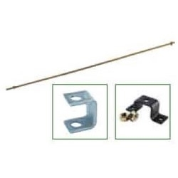 Runway Ceiling Kit, Includes Ceiling Hanger Bracket, Closed Clip, 5/8&quot;-11 TPI x 6&#8217; Threaded Rod, (4) 5/8&quot;-11 TPI Hex Nut