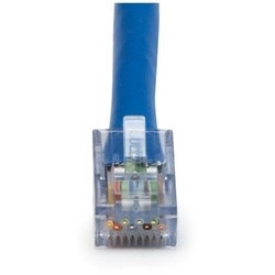 Cable Connector, RJ45, 1-Piece/Pass Through, 0.043 to 0.048&quot; Insulation Diameter, For Cat 6 0.29&quot; Diameter Cable, 100 each per Jar