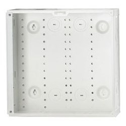 Structured Media Enclosure, 1-Piece Box, Recess/Surface Mount, 14.38&quot; Width x 3.85&quot; Depth x 14&quot; Height, 20 Gauge Steel, Powder Coated White, Without Cover
