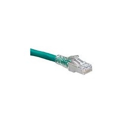Cat 6A SlimLine Boot Patch Cord, 10 ft, Green