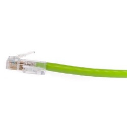 PowerSUM D8PS Stranded Cordage Modular Patch Cord, Spring Green Jacket, 1 FT