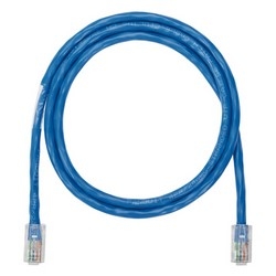 NetKey Copper Patch Cord, Category 5e, UTP Cable, Blue Jacket, 3 Feet