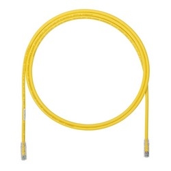 Copper Patch Cord, Category 6A, Yellow UTP Cable, 20 Ft