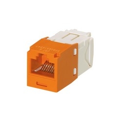 CAT6, RJ45, 8-position, 8-wire universal module.This is sold in a pack of
