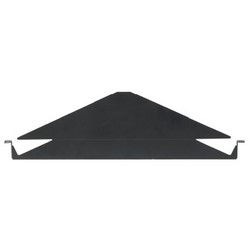 Patch Panel Cover Plate, Angled, black