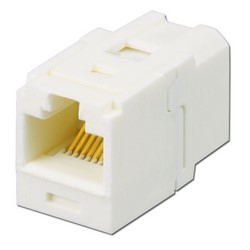 Mini-Com Coupler Module, Cat 6, UTP, Off White
