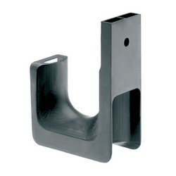 J Hook for Wall mount applications, One 1/4&quot; (M6) Mounting Hole for user supplied fastener, Not for use With powder actuated fasteners, Maximum Bundle Capacity 1.31&quot;.