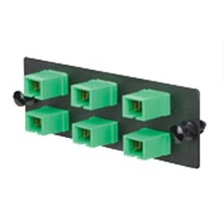 FAP WITH 6 SC APatch Cord Simplex Adapters (AG) Zirconia
