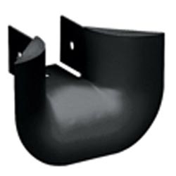 Fitting, 3-Sided BRC Trumpet Spillout for 2&quot; x 2&quot; (50mm x 50mm) Exit, Black
